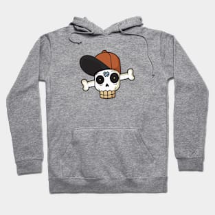 skull head and hat Hoodie